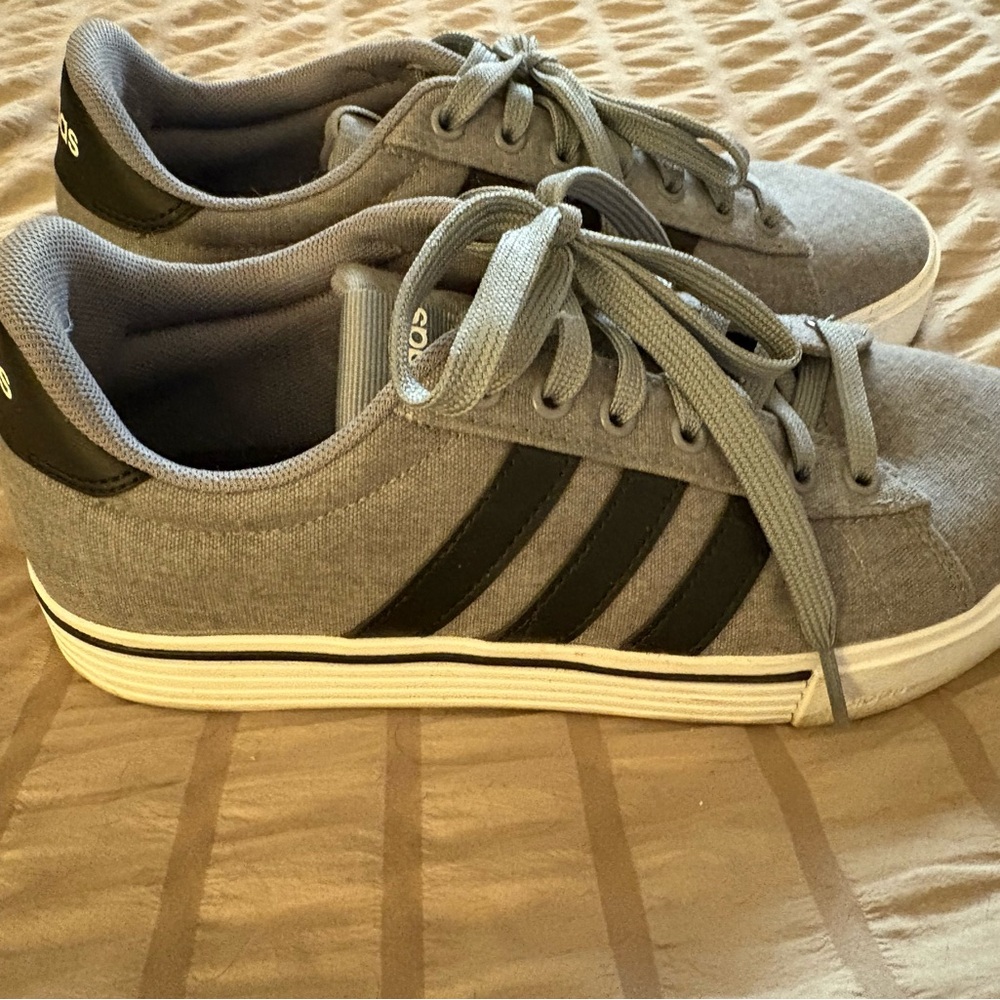 Adidas Gray and Black Men's Sneakers